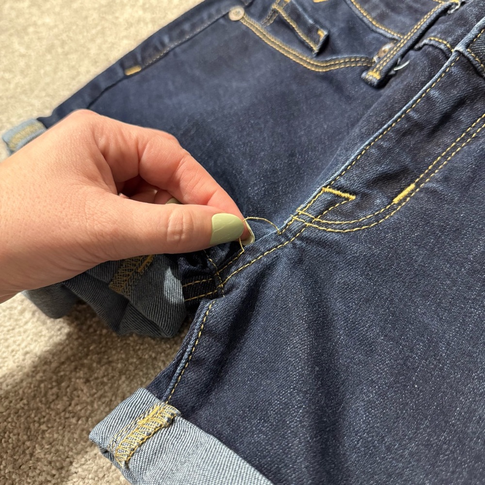 Mossimo mid-rise Army Green Shorts and Dark Blue Jean Short Bundle size 0/2 - Picture 11 of 11